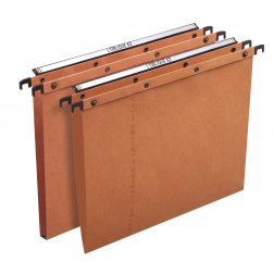 L'Oblique hangmappen voor laden AZO tussenafstand 330 mm (A4), V-bodem, oranje