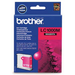 Brother inktcartridge, 400 pagina's, OEM LC-1000M, magenta