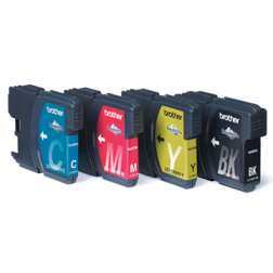 Brother inktcartridge, 750 - 900 pagina's, OEM LC-1100HYVALBP, 4 kleuren