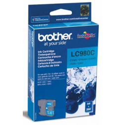 Brother inktcartridge, 260 pagina's, OEM LC-980C, cyaan