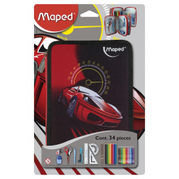 Maped gevulde pennenzak cars 34-delig