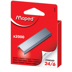 Maped nietjes 24/6, doos van 2.000 nietjes