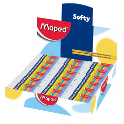 Maped potloodgom Softy mini formaat, doos van 36 stuks