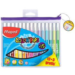 Maped viltstift Color'Peps 12 + 3 stiften