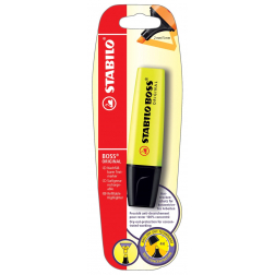 STABILO BOSS ORIGINAL markeerstift, op blister, geel