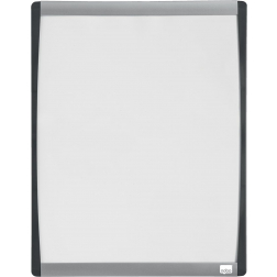Nobo Mini whiteboard, magnetisch, met gebogen frame, zwart, 33,5 x 28 cm