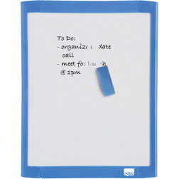 Nobo Mini whiteboard, magnetisch, met gekleurd frame, 28 x 21,6 cm