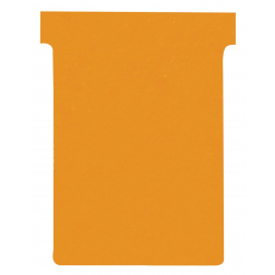 Nobo T-planbordkaarten index 3, ft 120 x 92 mm, oranje