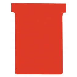 Nobo T-planbordkaarten index 3, ft 120 x 92 mm, rood