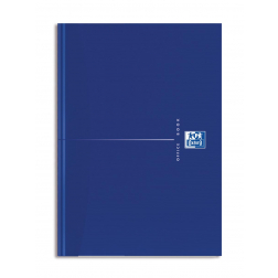 Oxford Office Essentials schrift, harde kaft, 192 bladzijden, gelijnd, ft A5, original blue
