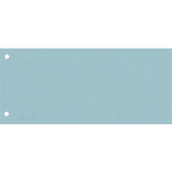 Oxford verdeelstroken 24 x 10,5 cm, 2-gaats, blauw, 100 stuks