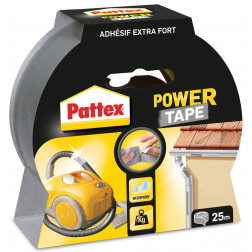 Pattex plakband Power Tape lengte: 25 m, grijs