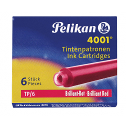 Pelikan inktpatronen 4001 rood