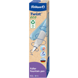 Pelikan Twist vulpen Eco, met vulling, blauw