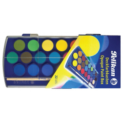 Pelikan verfdoos plakkaatverf Paintbox 22 napjes