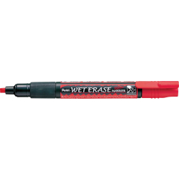 Pentel Wet Erase Marker rood, schrijfbreedte 2 - 4 mm