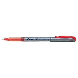 Pilot fineliner V Razor rood
