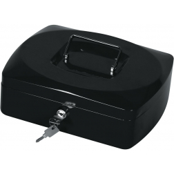 Q-CONNECT geldkoffer, 255 x 200 x 85 mm, zwart