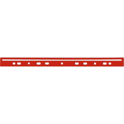 Q-CONNECT Magi-Clips archiefbinder, rood, doos van 100 stuks