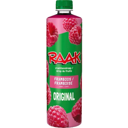 Raak siroop framboos, fles van 75 cl