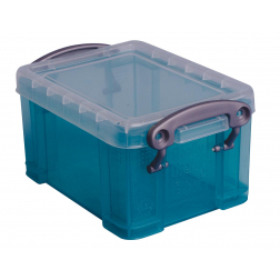 Really Useful Box visitekaarthouder 0,3 liter, transparant groen