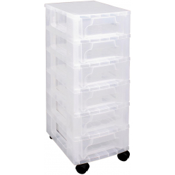 Really Useful Box ladenblok 6 x 3,5 l, transparant