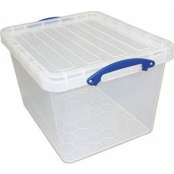 Really Useful Box opbergdoos 40 l, nestbaar, transparant