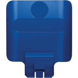 Rubbermaid Slim Jim paneel voor recycling station, blauw