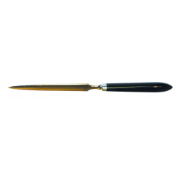 Safetool briefopener, 21 cm, met handvat uit zwarte kunststof