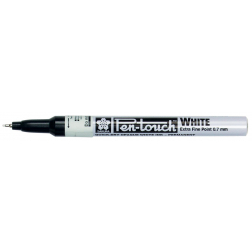 Sakura paint Marker Pen-Touch punt van 0,7 mm, wit