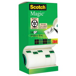 Scotch plakband Scotch Magic Tape, value pack 12 + 2 rollen gratis