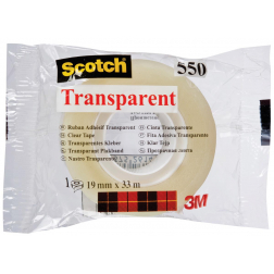 Scotch transparante tape 550 ft 19 mm x 33 m