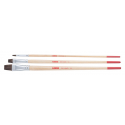 Talens Art Creation penselenset runderorenhaar plat, set met 3 penselen
