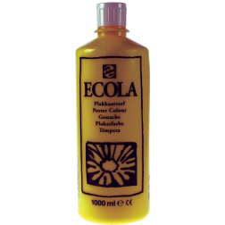 Talens Ecola plakkaatverf flacon 1000 ml, gele oker
