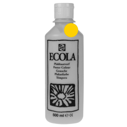Talens Ecola plakkaatverf flacon 500 ml, donkergeel