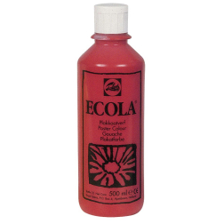 Talens Ecola plakkaatverf flacon van 500 ml, karmijn