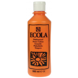 Talens Ecola plakkaatverf flacon van 500 ml, oranje