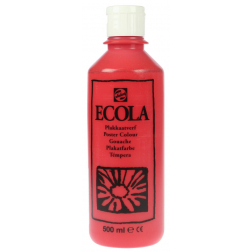 Talens Ecola plakkaatverf flacon van 500 ml, scharlaken