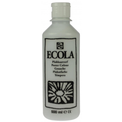 Talens Ecola plakkaatverf flacon van 500 ml, wit