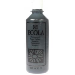 Talens Ecola plakkaatverf flacon van 500 ml, zwart