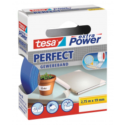 Tesa extra Power Perfect, ft 19 mm x 2,75 m, blauw