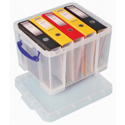 Really Useful Box opbergdoos35 liter, transparant