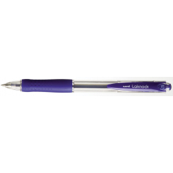 Uni-ball balpennen Laknock schrijfbreedte 0,3 mm, schrijfpunt: 0,7 mm, fijne punt, blauw