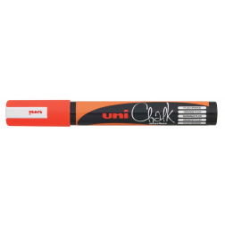 uni-ball Krijtmarker fluo oranje, ronde punt van 1,8 - 2,5 mm