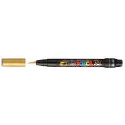 uni-ball Paint Marker op waterbasis Posca Brush goud