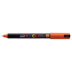 Uni POSCA paintmarker PC-1MR, 0,7 mm, donkeroranje