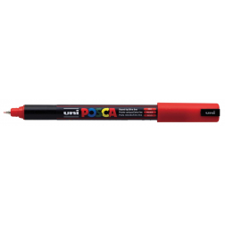 Uni POSCA paintmarker PC-1MR, 0,7 mm, rood