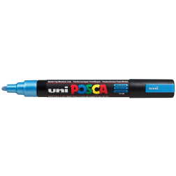 Uni POSCA paintmarker PC-5M, 1,8 - 2,5 mm, blauw metaal