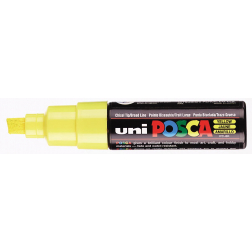 Uni POSCA paintmarker PC-8K, 8 mm, geel