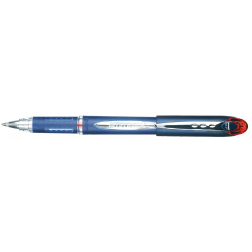 Uni-ball roller Jetstream rood, schrijfbreedte 0,35 mm, fijn schrift, schrijfpunt 0,7 mm, blauwe rubbe...